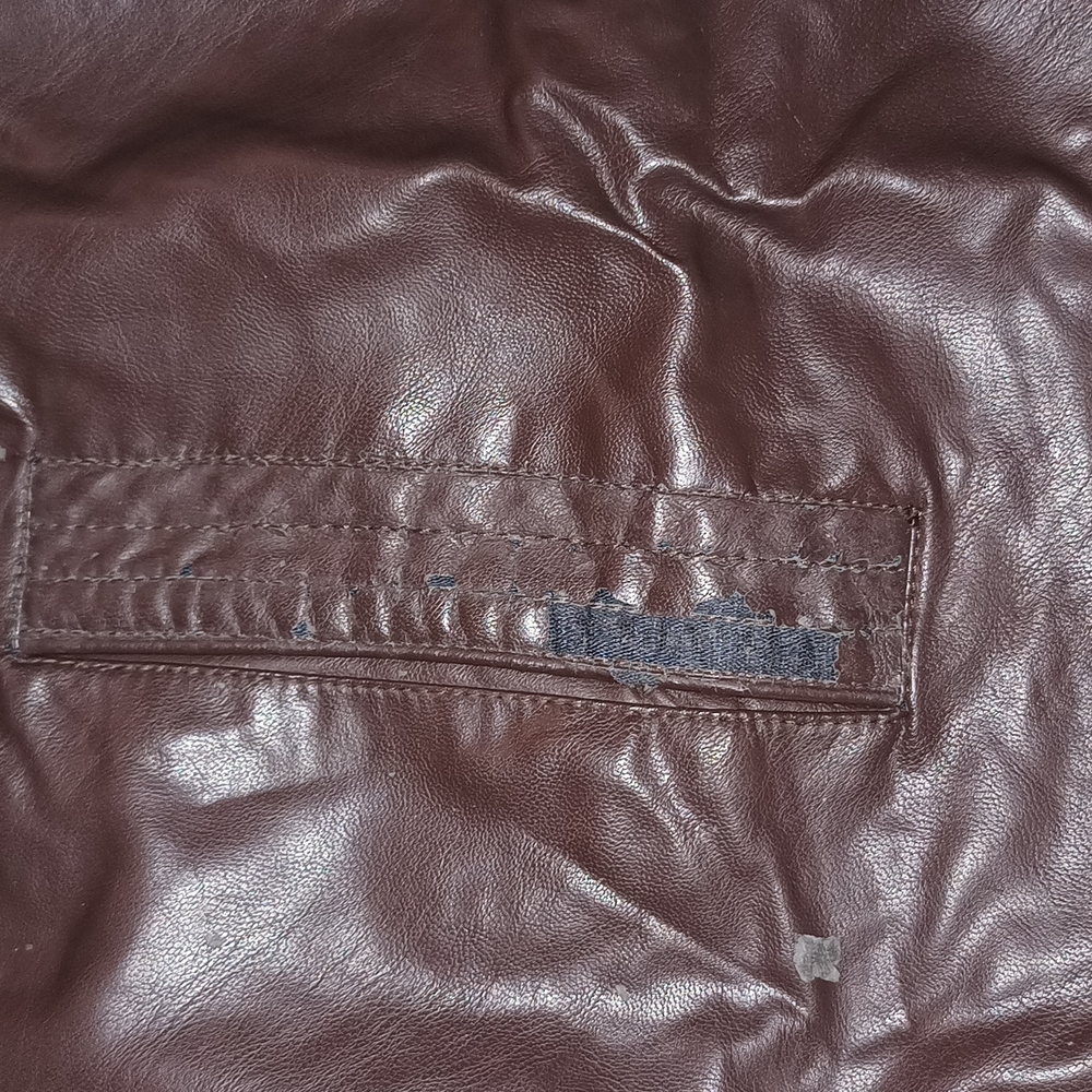 Monte Carlo Brown leather jacket SIZE: XXXL - Picture 7 of 8